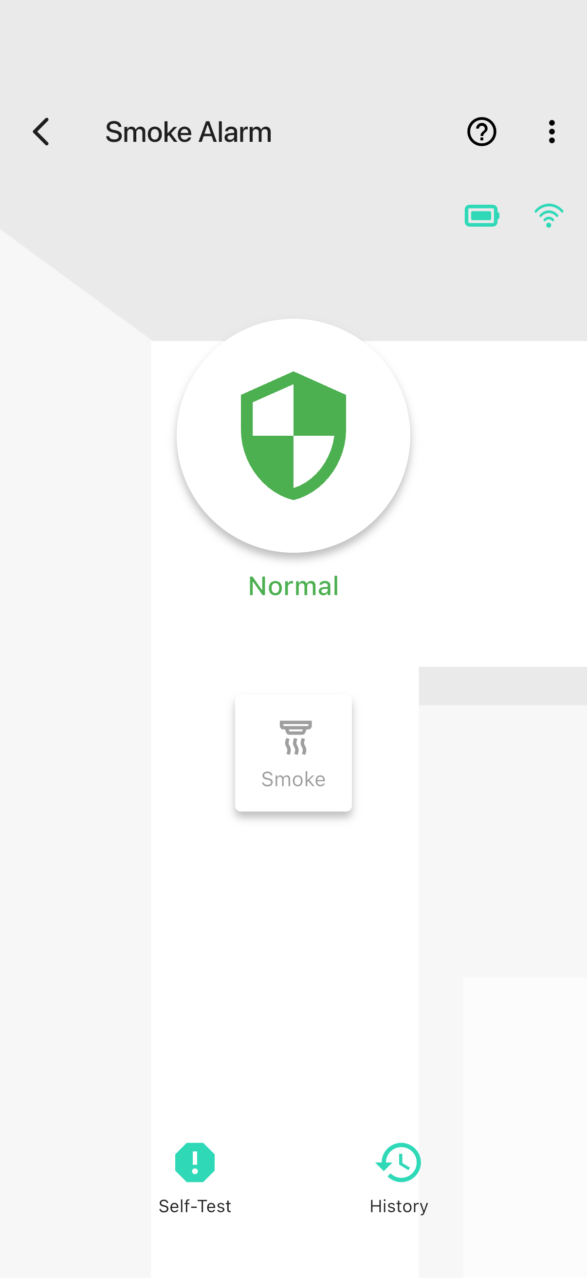 YoLink app — YS7A12 normal overview (synthetic demo)