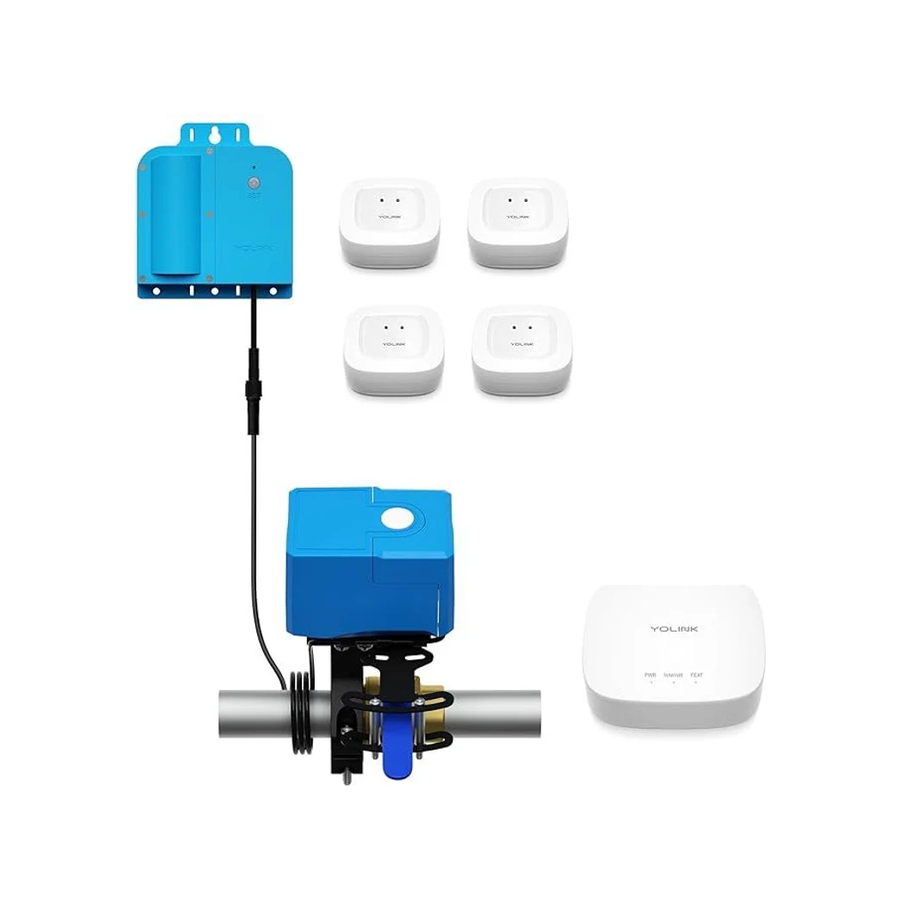 X3 Valve Controller, Bulldog Valve Robot, 4 Leak Sensors, Hub Starter Kit