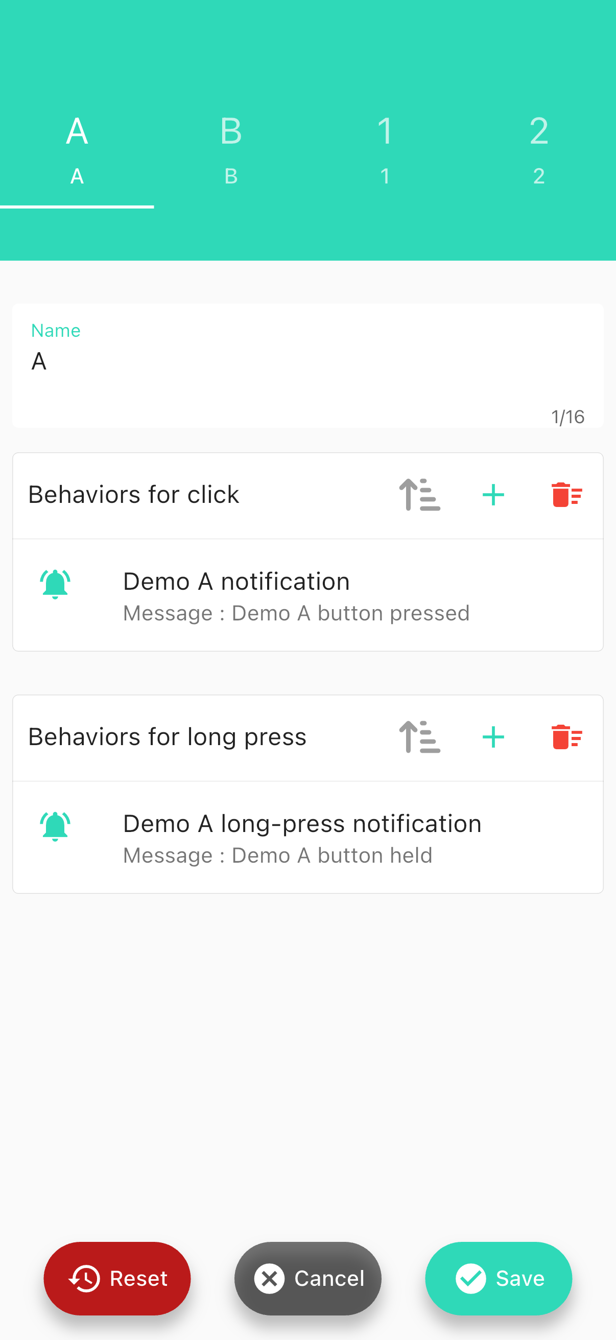 YoLink app — YS3604F normal assignment (synthetic demo)