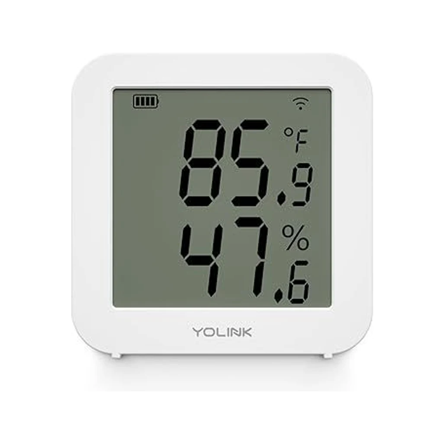 Smart Indoor Hygrometer Thermometer, 2-Year Data Storage Export, Advanced Offline Storage, LoRa Tech, App Push, Email, SMS