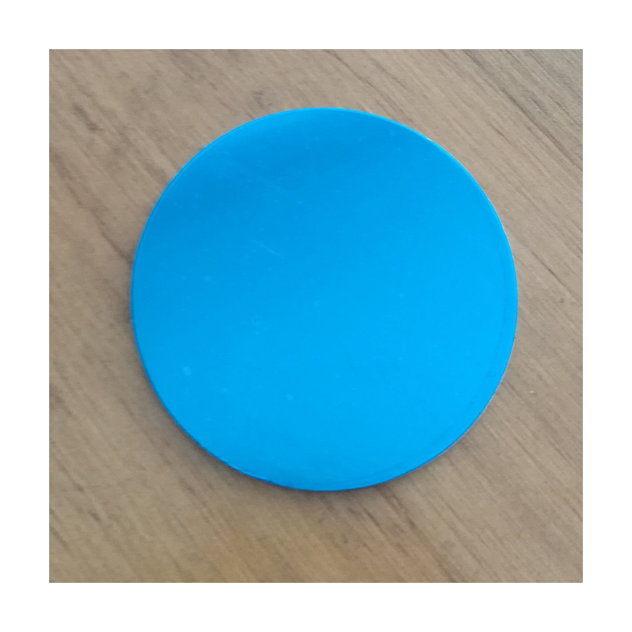 Metal Plate with a 3M Sticker for the YoLink Motion Sensor, 2 Pack - YoLink — blue mounting plate front on original photographic background