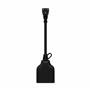 Smart Outdoor Energy Plug - IP65 Waterproof High-Capacity 1800W, 15A Smart Plug with Real-Time Energy Monitoring, Automatic Safety Shutoff, Alexa & Google Assistant Compatible, Requires YoLink Hub